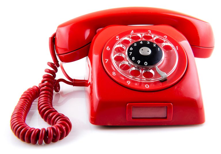 Vintage Red Telephone Kahve Falı Sözlüğü ve Yorumları